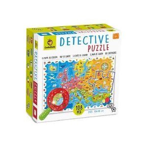 Puzzle micul detectiv. Harta Europei imagine