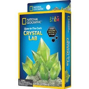 Mini laborator de crestere a cristalelor Verzi fosforescente. Kit educativ STEM imagine