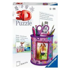 Puzzle 3D: Suport pixuri. Calut 54 piese imagine