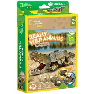 Puzzle 3D. Crocodil imagine