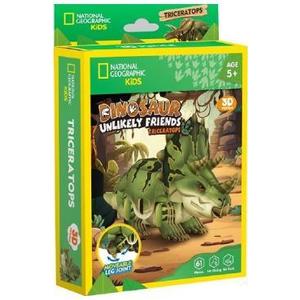 Puzzle 3D. Triceratops imagine
