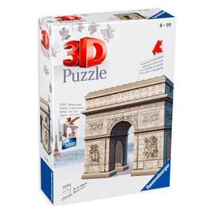 Puzzle 3D: Arcul de Triumf cu inimioare imagine