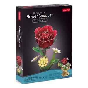 Puzzle 3D: Buchet de flori. Trandafir imagine