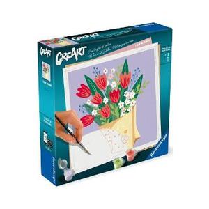 Pictura pe numere. Buchet de lalele imagine