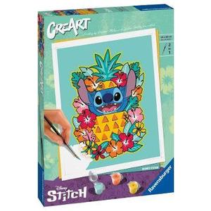 Pictura pe numere. Floral Disney Stitch imagine
