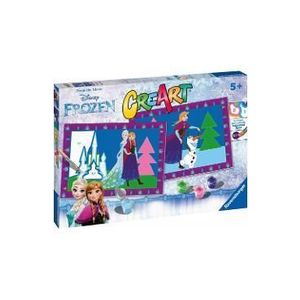 Pictura pe numere. 2 sabloane Disney Frozen imagine