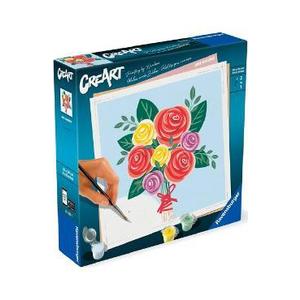 Pictura pe numere. Buchet de trandafiri imagine