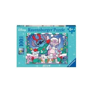 Puzzle 100. Disney Stitch in spiritul Craciunului imagine