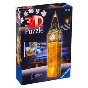 Puzzle 3D: Big Ben. Editie luminoasa imagine