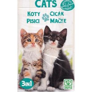 Joc de carti 3 in 1: Cats imagine