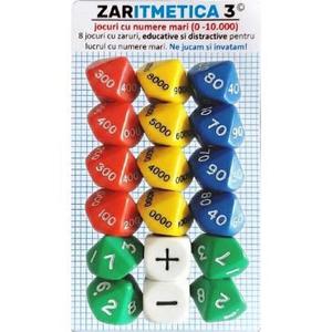 Set jocuri educative cu zaruri: Zaritmetica 3. Numere mari imagine