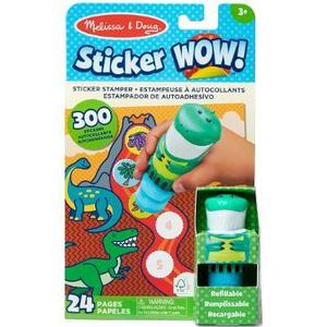 Set de joaca autocolante si stampila: Sticker Wow. Dinozaur imagine
