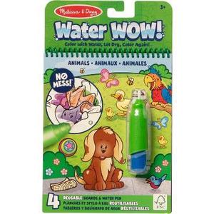 Carte de colorat reutilizabila cu apa: Water Wow. Animale imagine