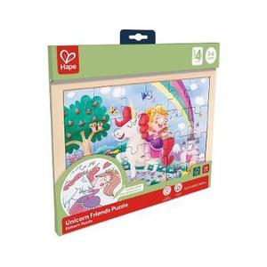 Puzzle din lemn 2 in 1. Unicorn imagine