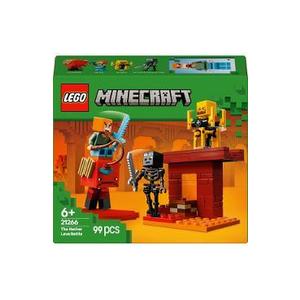 Lego Minecraft. Batalie deasupra lavei in Nether imagine