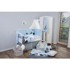 Set de pat pentru bebelusi Sky Story 6 piese imagine