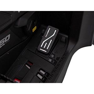 Atv electric pentru copii Can-Am Outlander Black, 4 motoare x 45W, baterie 12V14Ah, soft start la buton, panou audio, roti eva, scaun piele imagine