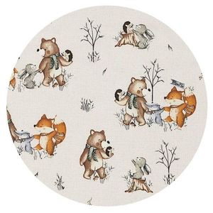 Sac de dormit, MimiNu Time for fun, de iarna, din bumbac, cu fermoar, 70 cm, 0-6 luni, 2.5 tog imagine