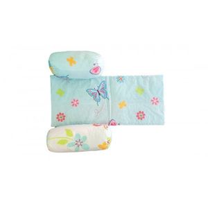 Suport de siguranta SomnArt Fluturi cu paturica impermeabila pentru bebelusi imagine