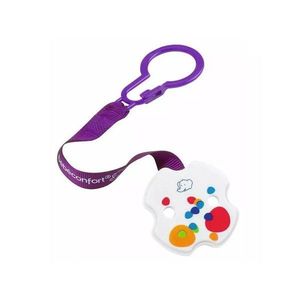 Lantisor suzeta in forma de X Bebe Confort Purple imagine