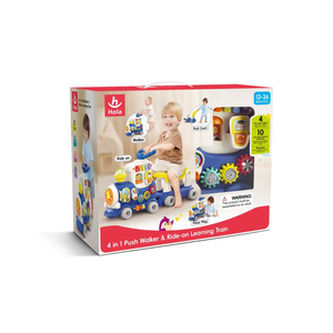 Jucarie de impins 4 in 1 Hola Trenulet imagine
