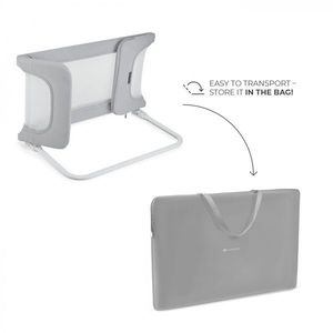 Bariera de pat kinderkraft guard and dream light grey imagine