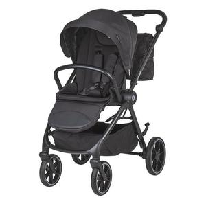 Carucior modular 2 in 1 Coccolle Serry Jet Black + Scoica auto iSize Coccolle Knox Black imagine