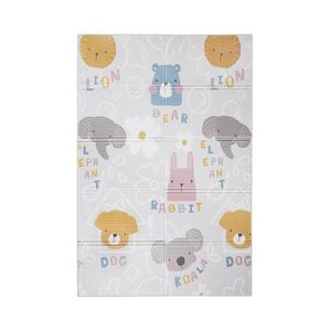 Covoras de joaca termic pentru copii Buddies Stars din spuma XPE, design cu doua fete, pliabil, 120x180 cm imagine