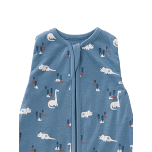 Sac de dormit cocon din bumbac organic 0-3 luni model Dino imagine