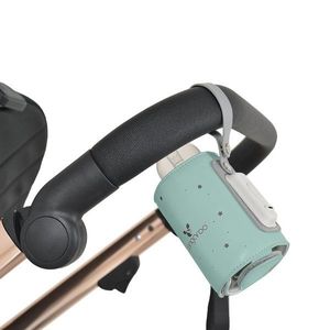 Incalzitor portabil pentru biberoane Cangaroo Thermo Mint, design compact, incarcare mufa tip C, material PU flexibil de inalta calitate imagine