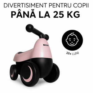 Bicicleta fara pedale Hauck Ride On 1st Ride Four Matt Pink 18 luni+ imagine