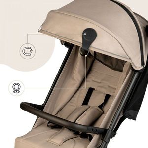 Set 2 clipsuri magnetice din piele ecologica neagra pentru carucior imagine