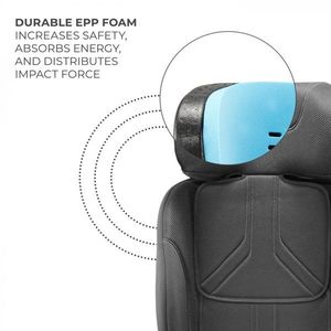 Scaun auto Kinderkraft Xrider 2 Grey, i-size, 40-150 cm, rotativ, spatar reglabil, SPS, tetiera ajustabila imagine