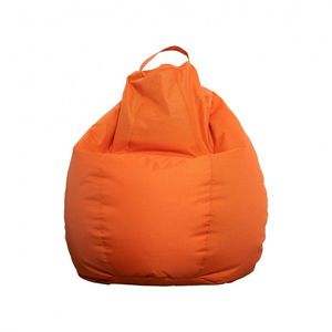 Fotoliu puf Bean bag orange XL cu husa interioara imagine