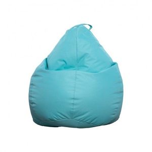 Fotoliu puf Bean bag turcoaz XL cu husa interioara imagine