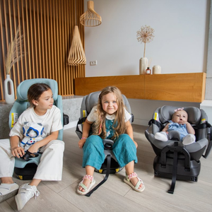 Scaun auto cu isofix Avionaut Stardust Airflow Black, rotatie 360 grade, picior de sustinere, spatar reglabil imagine