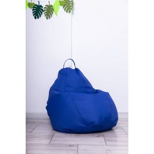 Fotoliu puf Bean bag albastru XXL cu husa interioara imagine
