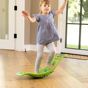 Jucarie de echilibru si distractie Teeter Popper verde imagine