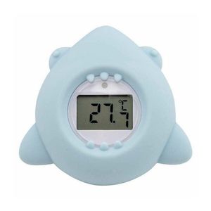 Termometru digital FreeON Shark Blue multifunctional, ecran usor de citit, BPA free, 0 luni+ imagine