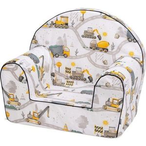 Fotoliu din burete, Bubaba, Builders, Pentru copii, 9 luni-5 ani, Multicolor imagine