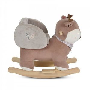 Balansoar din plus Moni Daphne cu scaune si spatar, centura de siguranta, functii muzicale, greutate admisa 30 kg, dimensiune 60x30x46 cm imagine