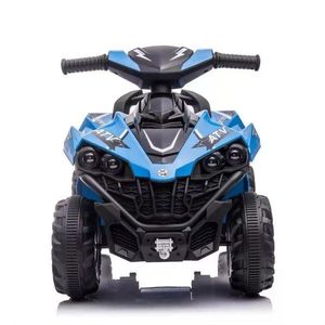 Atv electric pentru copii Nichiduta Power X Speed Blue, 2 motoare, acumulator 12V 4.5Ah, roti rezistente, suport picioare, manere ergonomice, efecte sonore, faruri cu lumini led, pornire la buton, pedala acceleratie imagine