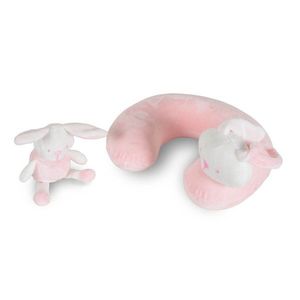 Scaun auto copii Moni Competition Baby Pink certificat I-Size 40-150 cm, sistem de fixare sonor BIP, spatar reglabil, protectie impact lateral, tetiera reglabila 10 pozitii, pernuta gatjucarie plus si protectie centura incluse imagine