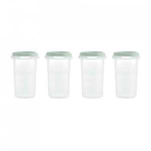 Set 4 recipiente gradate Miniland Mint 330 ml imagine