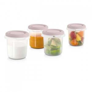 Set 4 recipiente gradate Miniland Terra Blush 200 ml imagine