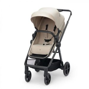 Carucior pentru copii Kinderkraft Newly Sand Beige, 4 in 1, transformabil, cadru din aluminiu, spatar reglabil, maner ajustabil imagine