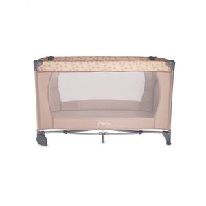 Patut pliabil pentru copii Momi Belove Beige 60x120 cm imagine