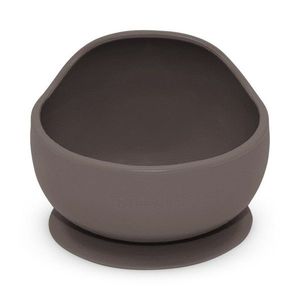 Bol din silocon PetiteMars Bitter Cocoa Maro TakeMatch, cu ventuza, fara BPA, 6 luni+, 360 ml imagine