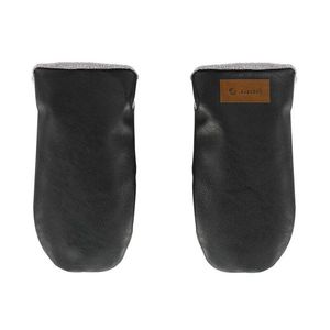 Manusi magnetice pentru carucior Jane Black pentru vremea rece, interior din fleece si exterior imitatie piele imagine