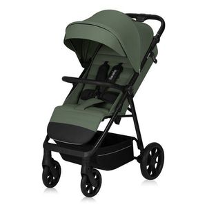 Carucior pentru copii Lionelo Iva Verde sport, sustine 22 kg, spatar reglabil, suspensii, maner ajustabil imagine